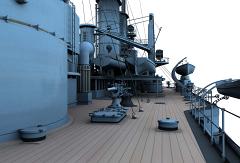 CK46-Partial Ship-Starboard-Turret III Deck Level-Forward